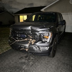 Headlight damage photo